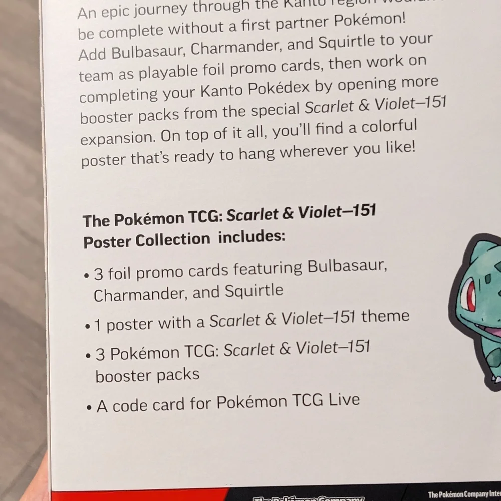 NEW Pokemon 151 Poster Collection, 3x booster packs and poster, Pokemon Cards - Picture 3 of 7